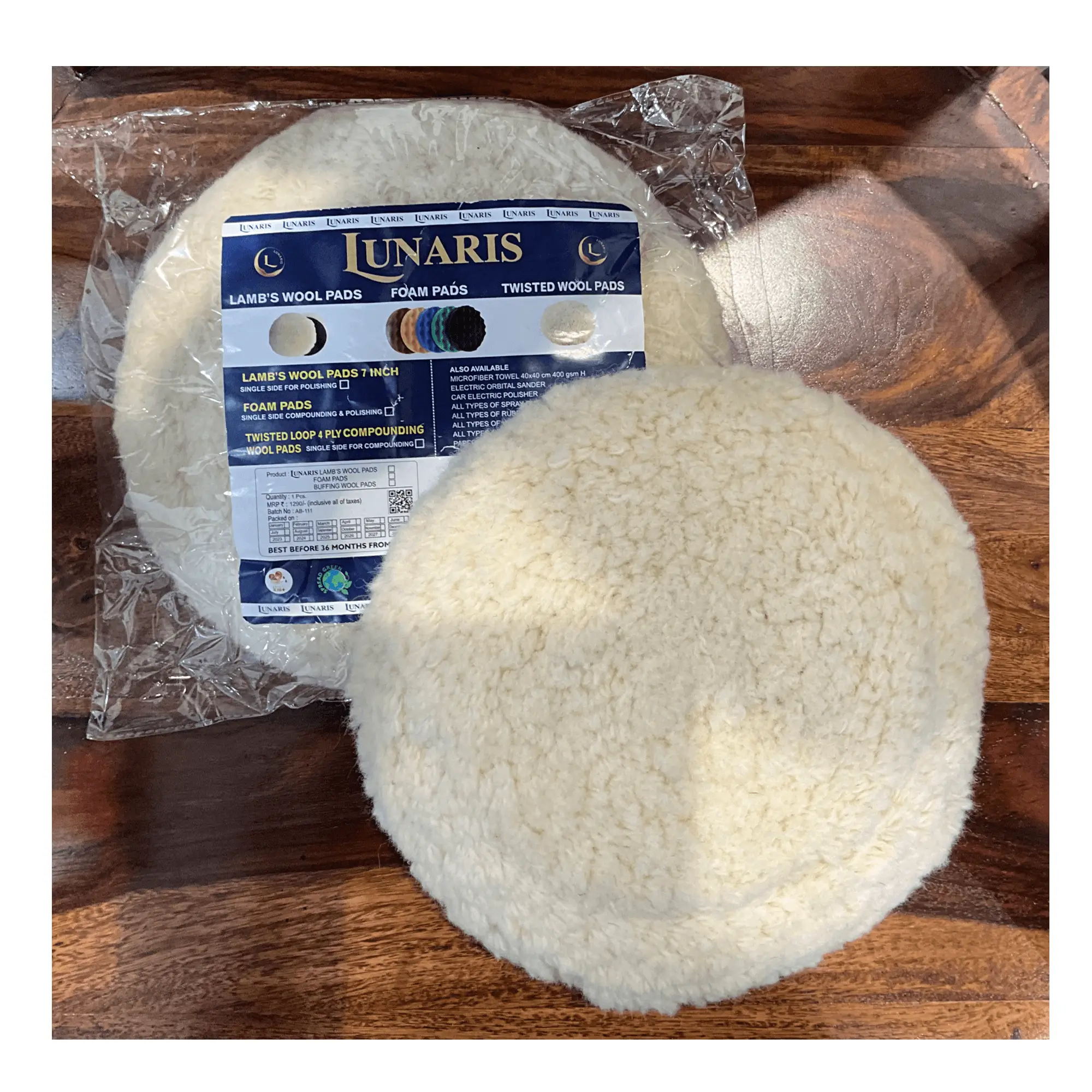 SunChem Lunaris Twisted Wool Pad product photograph